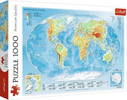 Puzzle Trefl 1000 pieces: the Physical map of the world