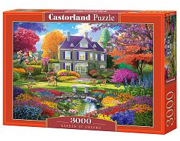 Castorland 3000 Puzzle details: The Garden of Dreams