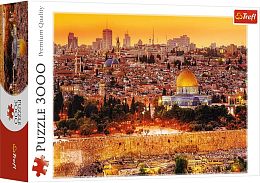 Trefl jigsaw puzzle 3000 pieces: Roofs of Jerusalem