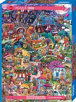 Heye 1000 Piece Puzzle: Happytown. Good evening!