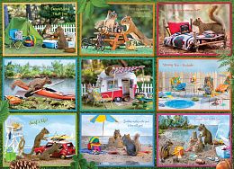 Cobble Hill 1000 Pieces Puzzle: Squirrels on Vacation