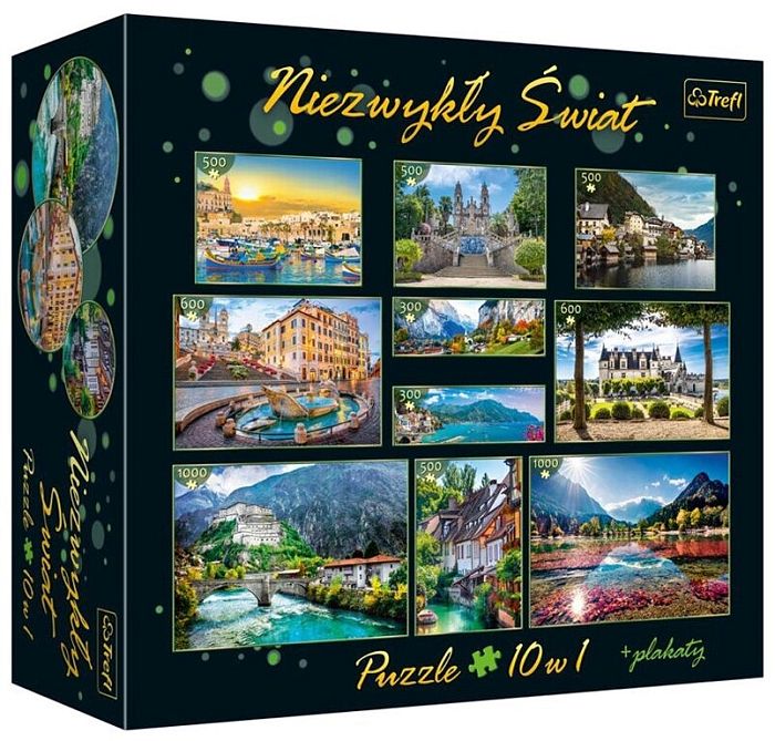 Trefl gift puzzle 10in1: An amazing world TR93115