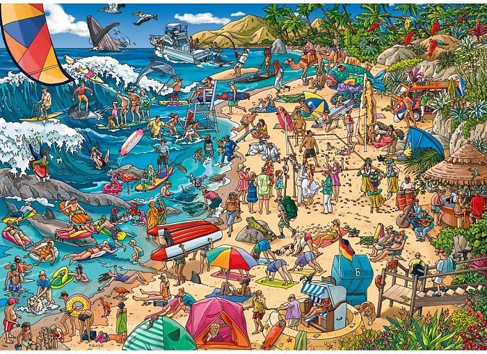 Puzzle Heye 1000 pieces: holiday on the coast 29922