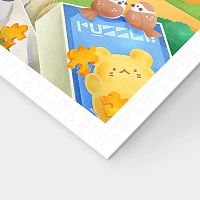 Pintoo puzzle 1200 pieces: mousebox. Puzzle party in the garden