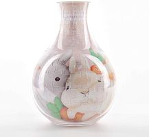 Puzzle in a bottle Pintoo 128 details: Rabbits
