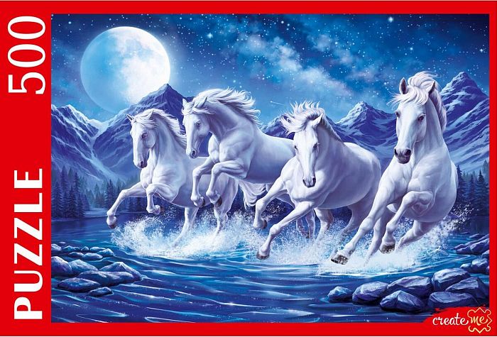 Puzzle Red Cat 500 pieces: Moon Horses П500-8332