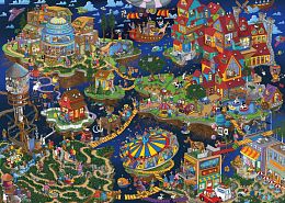 Schmidt 1000 Pieces Puzzle: A Fantastic City