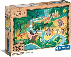 Puzzle Clementoni 1000 pieces: Fairy tale maps. The Jungle Book