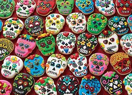 Cobble Hill Puzzle 1000 pieces: Sugar Skull Cookies