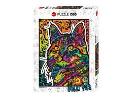 Puzzle Heye 1500 pieces: A cat is necessary