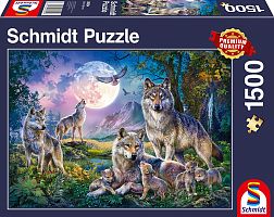 Puzzle Schmidt 1500 details: Wolf Pack