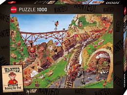 Heye 1000 Pieces Puzzle: Wanted! Escape Car Fred