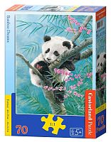 Castorland Puzzle 70 pieces: Panda Dreams