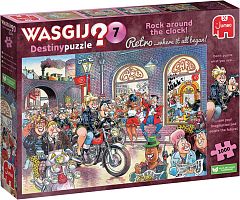 Jumbo 1000 pieces Puzzle: Wasgij. Rock around the clock! (Destiny 7)(MARKDOWN)