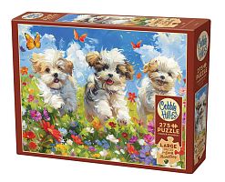 Cobble Hill Puzzle 275 pieces: Joyful Puppies