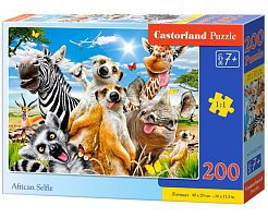 Castorland 200 Pieces Puzzle: African Selfie