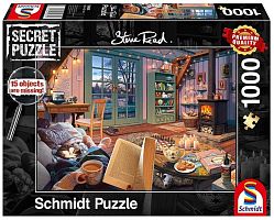 Schmidt puzzle 1000 pieces: Art.Reid is Sitting at home