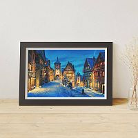 Pintoo 1000 pieces puzzle: E.Lushpin. Rothenburg on a winter night