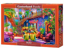 Castorland 500 Pieces Puzzle: Paradise for Parrots