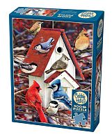 Cobble Hill 500 Pieces Puzzle: Winter Birdhouse