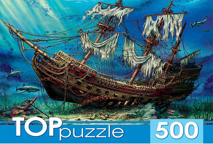 Puzzle TOP Puzzle 500 details: Sunken Ship ХТП500-4235