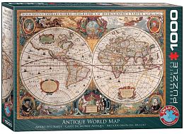 Puzzle Eurographics 1000 pieces Antique map of the world