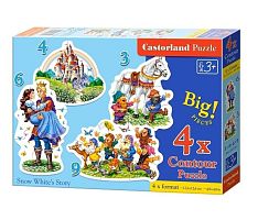 Castorland Puzzle 3#4#6#9 details: Snow White