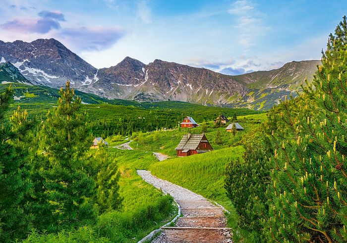Puzzle Castorland 500 details: The Trail in the Tatras, Poland B-53582