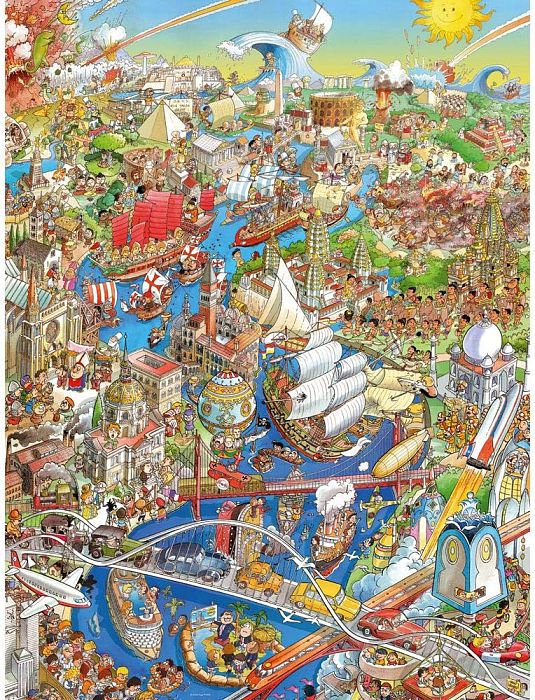 Heye puzzle 1500 pieces: River of history 29890