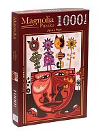 Magnolia 1000 Piece Puzzle: Surreal Cat