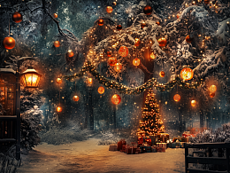 Пазл Алма деревянный 500 деталей. Новый год. Ночное сияние