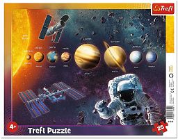 Trefl Puzzle 25 pieces: Solar System (framed)