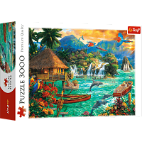 Trefl jigsaw puzzle 3000 pieces: Island life