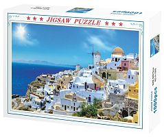 Royaumann 1000 Pieces Puzzle: The Unique Santorini