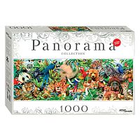 Step puzzle 1000 pieces animal World Panorama