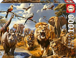 Educa 1000 Pieces Puzzle: Wild Animals