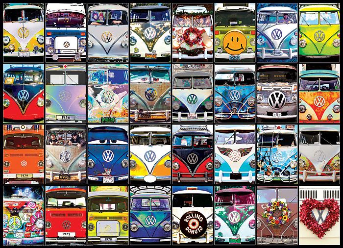 Eurographics 1000 pieces Puzzle: VW Cool faces 6000-0870