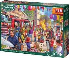 Falcon 1000 Pieces Puzzle: Open Day at the fire station