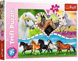 Trefl 200 Pieces Puzzle: Beautiful Horses