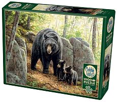 Cobble Hill puzzle 1000 pieces: bear with cubs