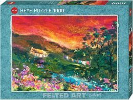 Puzzle Heye 1000 pieces: Village life