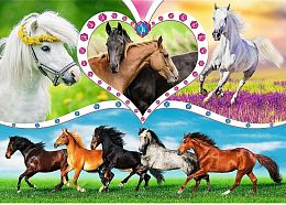 Trefl 200 Pieces Puzzle: Beautiful Horses