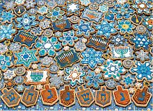 Cobble Hill Puzzle 1000 pieces: Cookies for Hanukkah