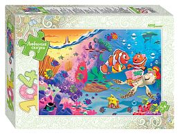 Puzzle Step 104 details: the Underwater world (Favorite fairy tales)