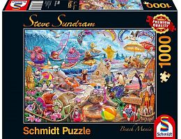 Schmidt puzzle 1000 pieces: Art.Sandram duel collage