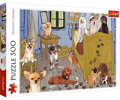 Trefl 500-piece puzzle: Van Gogh's Room. The Dog Revolution