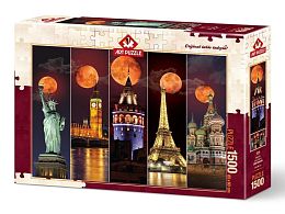 Puzzle Art Puzzle 1500 pieces: the blood moon