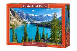 Castorland 500 Pieces Puzzle: Spring on Lake Moraine, Canada