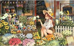 Pintoo 1000 Pieces Puzzle: Dong - Elf-Florist