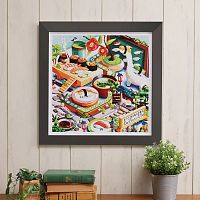 Pintoo 900-piece puzzle: Ishiki Toaki. Sushi land